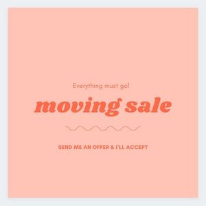 MOVING SALE